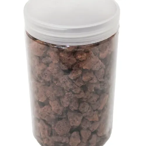 Caja de piedras gravilla en tonos rojos de 900gr de 1-2cm de 10x10x18cm