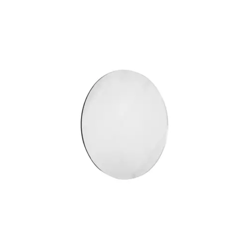 Porta vaso diseño espejo de acrílico plateado redondo de 12cm