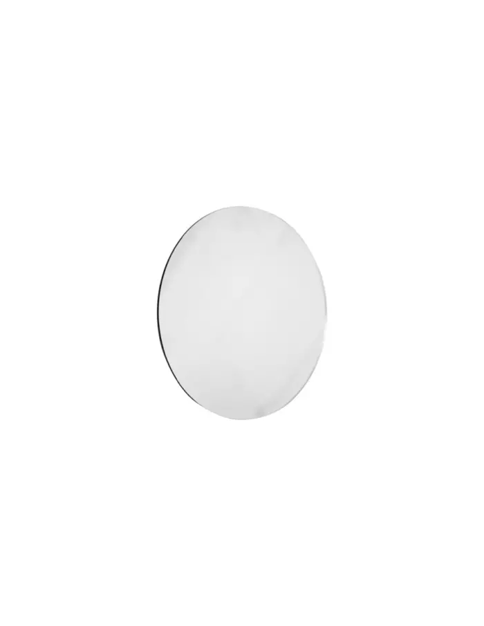 Porta vaso diseño espejo de acrílico plateado redondo de 12cm - Image 2