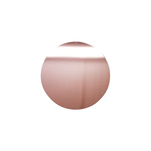 Porta vaso diseño espejo de acrílico cobre redondo de 12cm