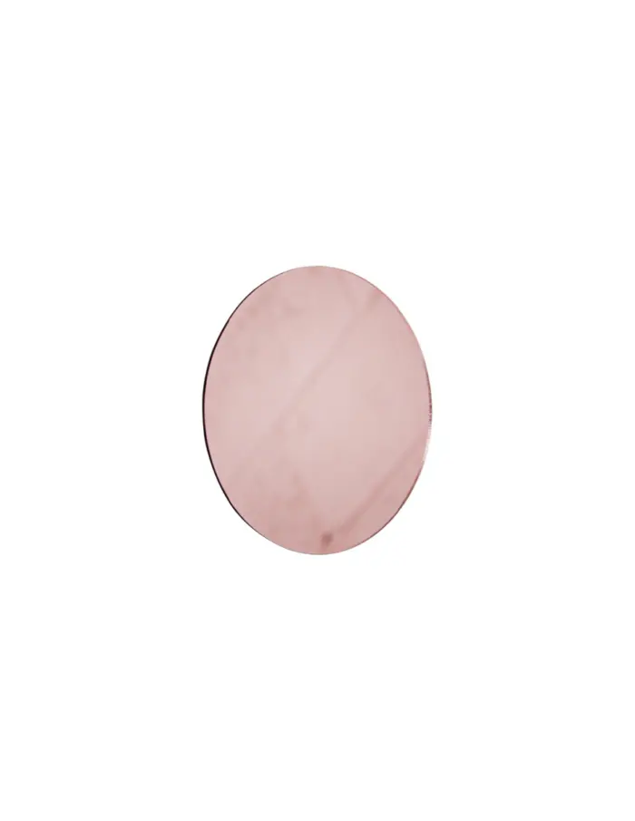Porta vaso diseño espejo de acrílico cobre redondo de 12cm - Image 2
