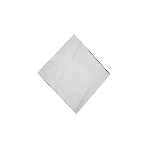 Porta vaso diseño espejo de acrílico plateado cuadrado de 12x12cm