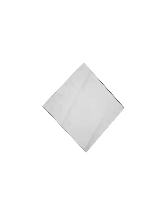 Porta vaso diseño espejo de acrílico plateado cuadrado de 12x12cm - Image 2