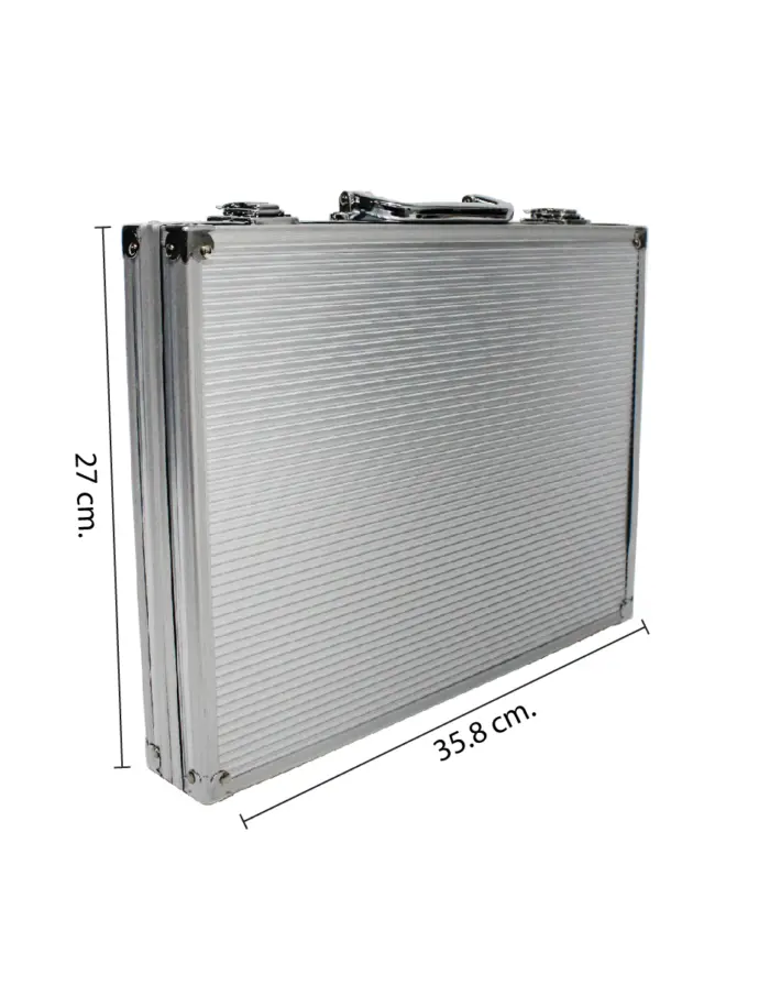 Juego de pintura de 30 piezas en caja de aluminio de 5.4x35.8x29xcm - Image 4
