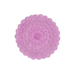 Mantel individual de tela morado diseño flor de 38cm