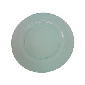 Plato de presentación de acrílico azul de 33cm