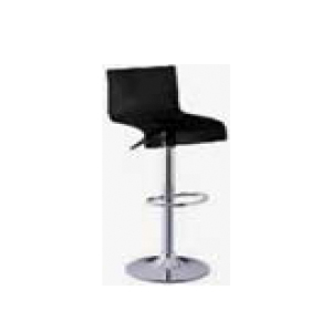 Banco de acrilico negro con altura ajustable de 37x41x79-100cm