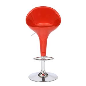 Banco para bar roja con altura ajustable de 46x44x88-120cm