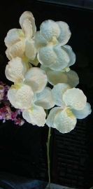 Orquidea artificial blanca