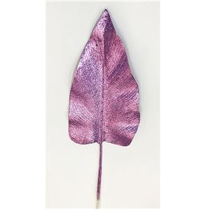 Vara de hoja grande color lila diamantado