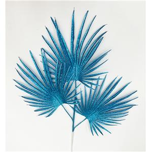 Vara de hojas de puntas azul claro diamantado