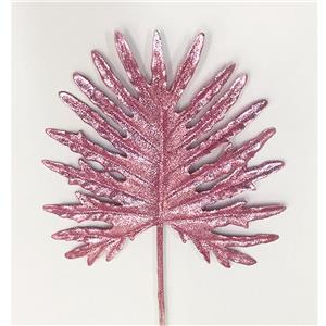 Vara de hoja de ceriman color rosa diamantado