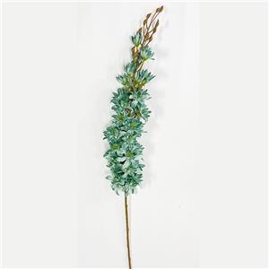 Vara de flores azul turquesa