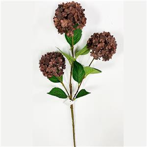 Vara de 3 hortensias mini café