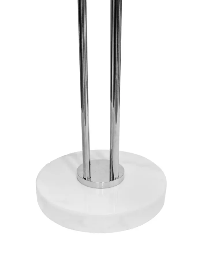 Perchero de metal plateado con 8 ganchos reforzados de 178cm - Image 3