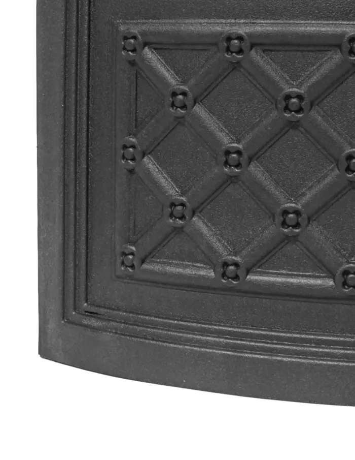 Maceta de plástico triangular negra de 34.5x49x26cm - Image 3