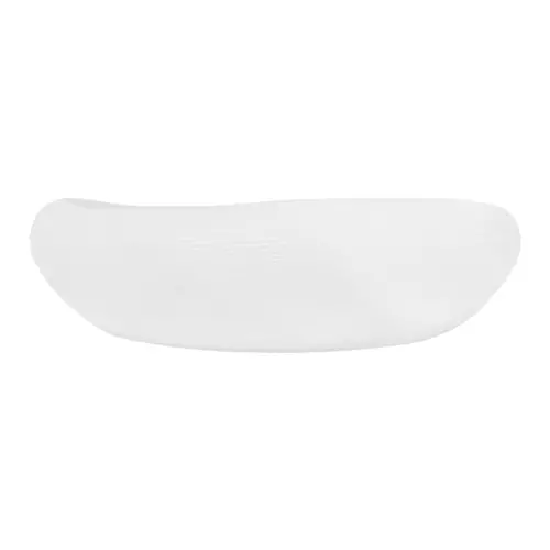 Maceta de plástico redonda blanca de 38x38x10cm