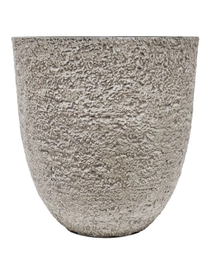 Maceta de plástico gris vintage de 42.5x42.5x44.3cm - Image 2