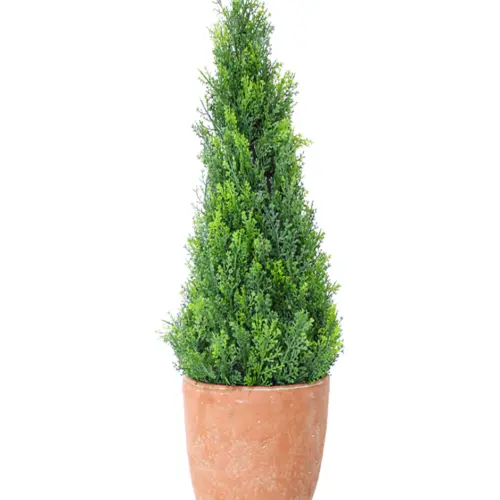 Árbol topiario verde de follaje de 100cm