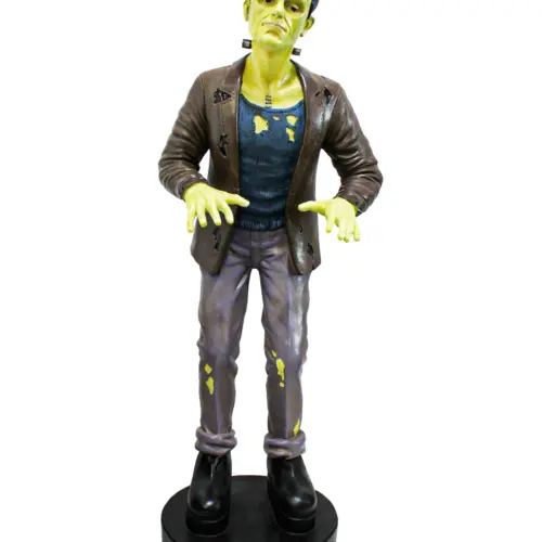 Frankenstein de poliresina verde de 61×52.7x165cm