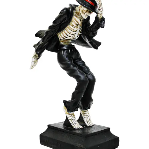 Esqueleto de poliresina bailando de 14.4×10.2x28cm