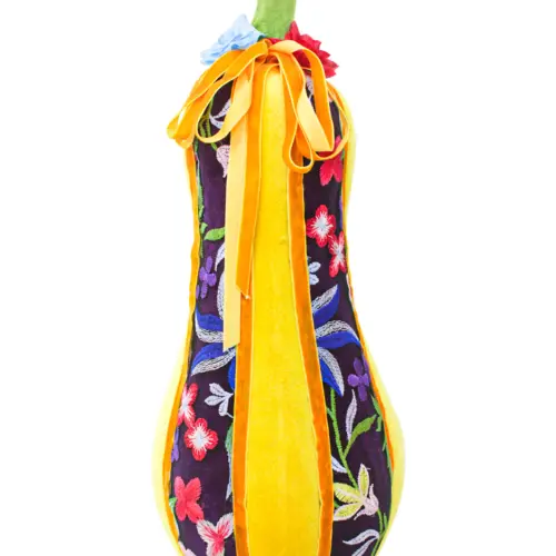 Calabaza amarilla de 17x17x41cm