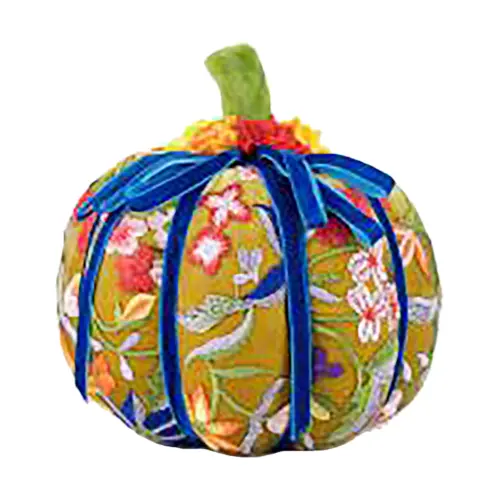 Calabaza redonda de colores de 20x20x20cm