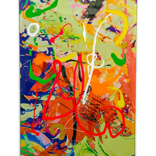 Cuadro diseño arte moderno de varios colores de 100x70cm