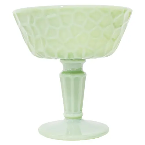 Copa de vidrio para cocktail verde menta de 11x11x12cm de 150ml