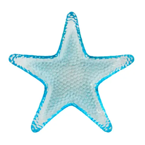 Estrella de mar de vidrio azul de 21cm