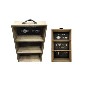 Gabinete de madera para accesorios de 17x10x26cm