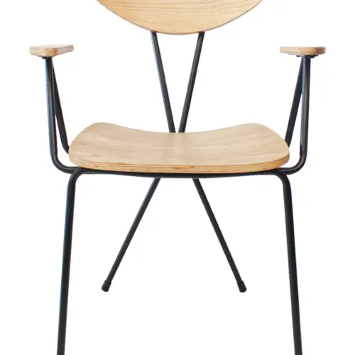 Silla con respaldo cruzado