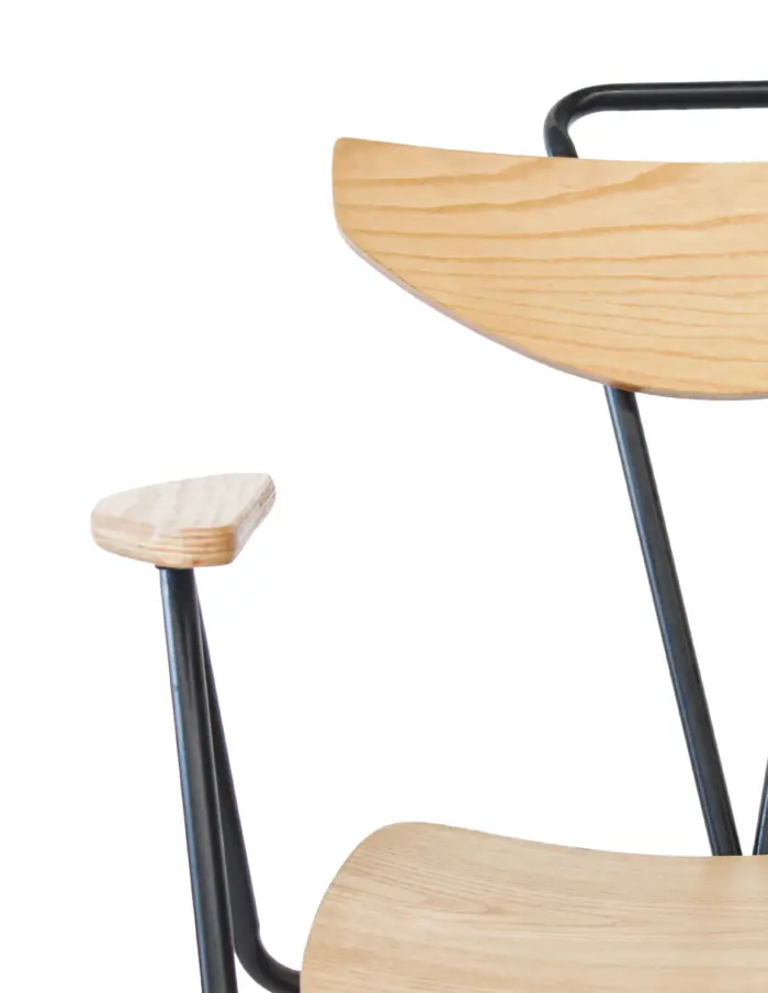 Silla con respaldo cruzado - Image 3