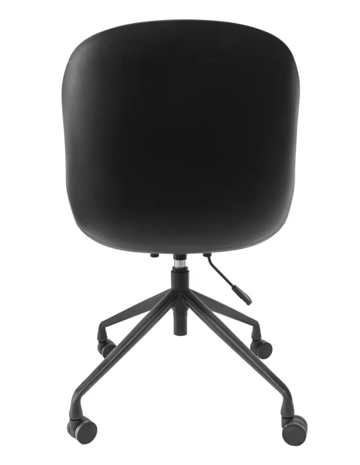 Silla de polipiel café - Image 4