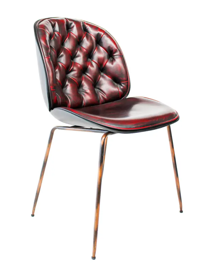Silla de polipiel roja - Image 2