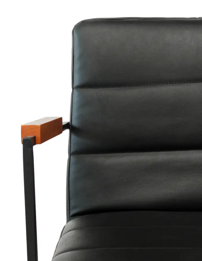 Silla de madera gris - Image 3