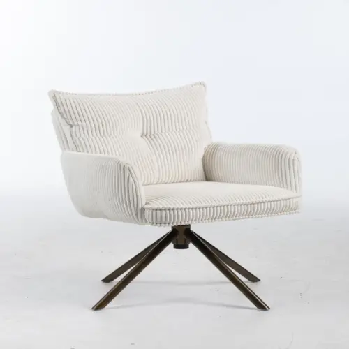 Sillon giratorio en tela
