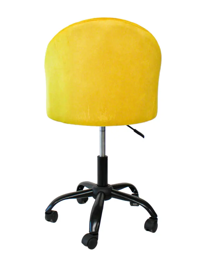 Silla de terciopelo amarillo - Image 3