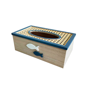 Clinera con motivos marinos con tejido de 33×6.5x26cm