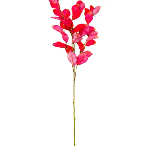 Vara con hojas rojas de 18x88x0.1cm