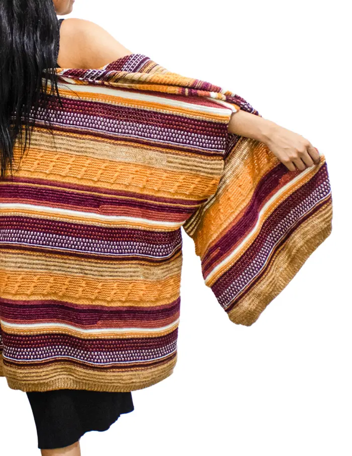 Poncho de colores de 95x64cm - Image 3