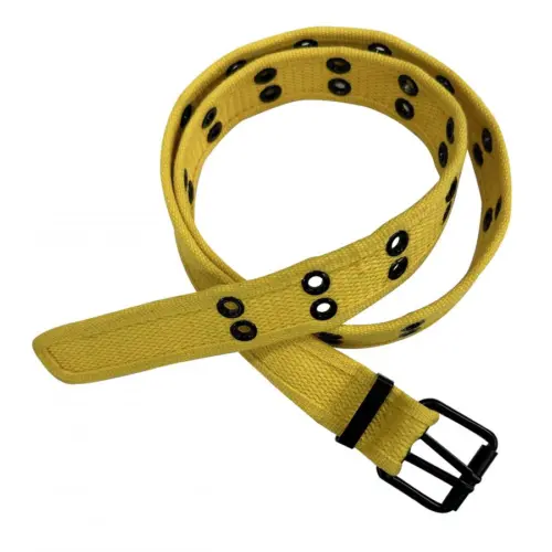Cinturón de color amarillo de 3.7x123x0.1cm