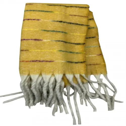 Chal de invierno amarillo de 50x180cm50x180x0.1cm