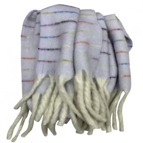 Chal de invierno lila de 50x180cm50x180x0.1cm
