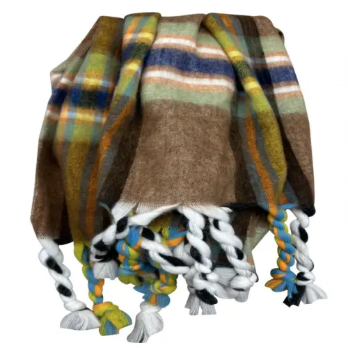 Chal de invierno marrón de 50x180cm50x180x0.1cm