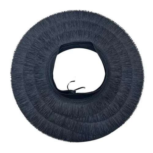 Sombrero de verano negro de 45x45x2cm