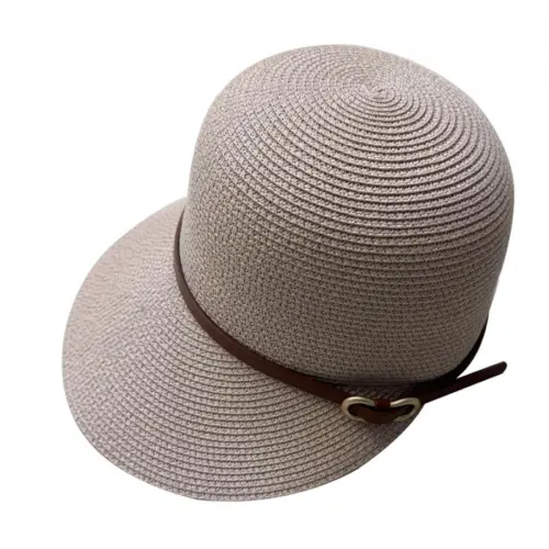 Sombrero de verano rosa de 23x28x10cm