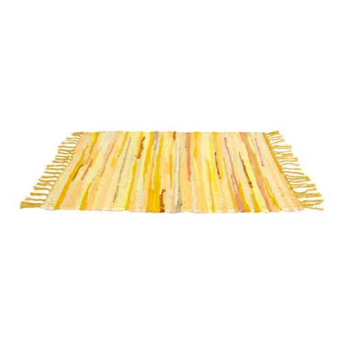 Tapete de colores amarillo con líneas de 50x80cm