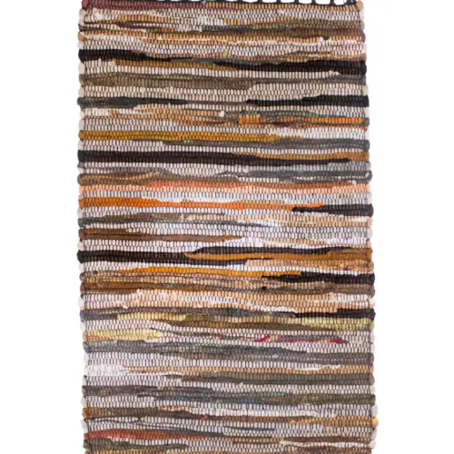 Tapete de colores marrones con líneas de 50x80cm