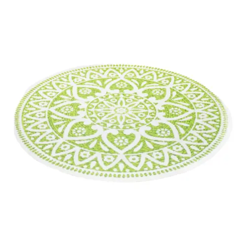 Mantel individual verde diseño mandalas de 37cm